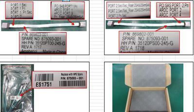 Hewlett Packard Enterprise SPS-CBL AROC TO SHINER 36P **Refurbished**