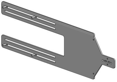 Ergonomic Solutions Kiosk straight bracket Landscape 22" to 15"