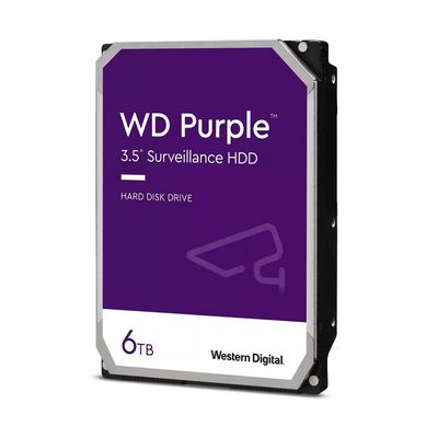 Western Digital Purple 6TB SATA 6Gb/s CE HDD 3.5inch internal 256MB Cache Bulk