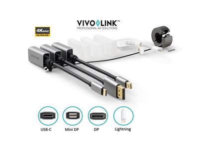 Vivolink Pro Adapter Ring USB-C, DisplayPort, Mini DisplayPort, Lightning .