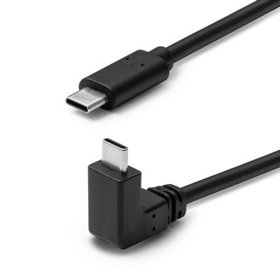 MicroConnect USB-C cable 1m, 3.2 Gen2, one  end Angled , 60W, 10Gbps