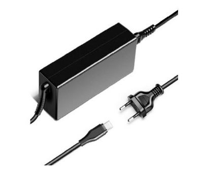 CoreParts USB-C Power Adapter USB-C Power Adapter 65W 5-20V/3-3.5A PD3.0 CE FCC ROHS - Including EU Power Cord (C7/C8) Dim:106*46*29mm