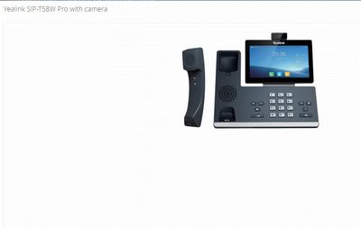 Yealink SIP-T58W Pro with camera VoIP phone with Bluetooth interface with caller ID 10-party call capability SIP SIP v2 SRTP RTCP-XR