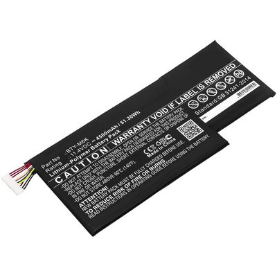 CoreParts Laptop Battery for MSI  51.30Wh 11.4V 4500mAh 51WH  Li-ion 11.4V 4.5Ah 0017F1-002, GF63, GF63 8RC MSI GS63VR 7RG