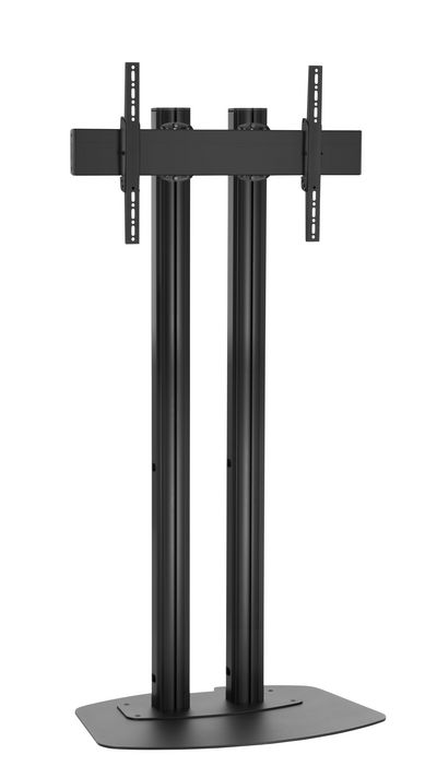 Vogel's FD 1584B, DISPLAY FLOORSTAND,  DOUBLE-POLE, H:150 CM, VESA  800X400, BLACK - CONNECT-IT LE 150CM, 800X400 BLACK