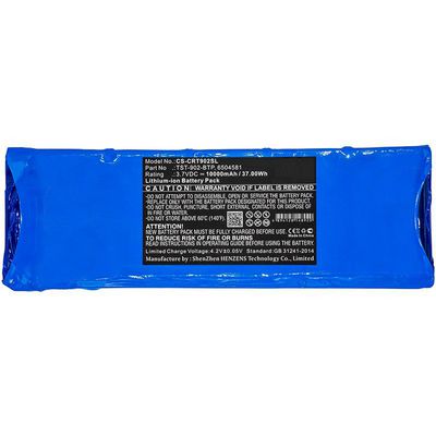 CoreParts Battery 37.00Wh Li-ion 3.7V  10000mAh Blue for Remote  Control 37Wh Li-ion 3.7V 10000mAh Blue for Crestron Remote Control TST-902