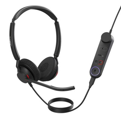 Jabra Engage 50 II MS Stereo Kablet Høretelefoner Sort