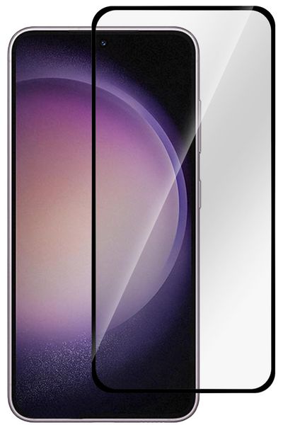 eSTUFF Samsung Galaxy S23 Screen Protector. Full Cover Tempered Glass. Titan Shield