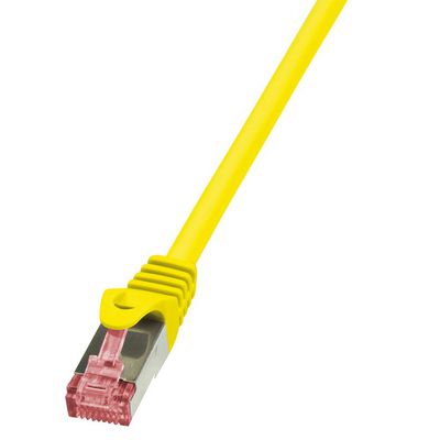 Patch Cable Cat.6 S/FTP yellow 2,00m, PrimeLine