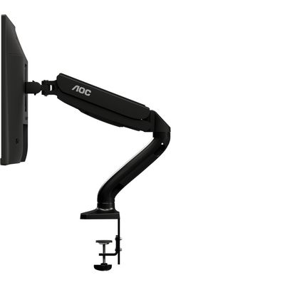 AOC AS110D0 Mounting kit adjustable arm for LCD display aluminium alloy black screen size up to 27inch desk-mountable