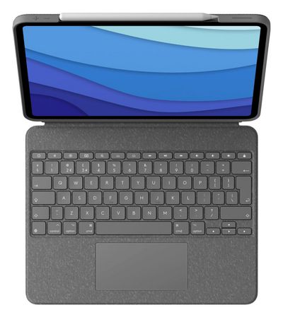 Logitech Combo Touch Tastatur og folio-kasse 16-niveau Kablet UK