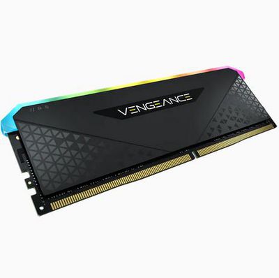 CORSAIR VENGEANCE RGB RS 16GB DDR4 3200MHz DIMM Unbuffered 16-20-20-38 Black PCB 1.35V XMP 2.0