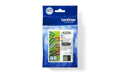 Brother LC422XLVALDR Schwarz, Cyan, Magenta, Gelb 3000Seiten 1500Seiten