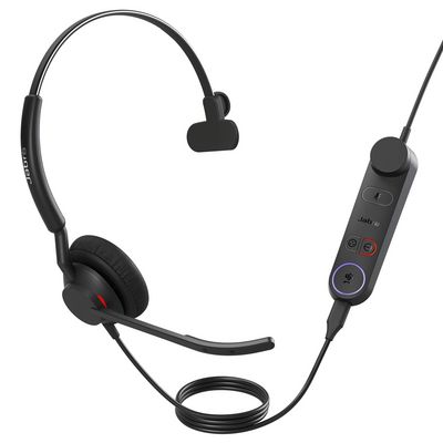 Jabra Engage 50 II MS Mono Kablet Høretelefoner Sort