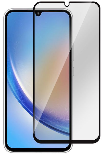 eSTUFF Samsung Galaxy A34 Screen  Protector. Full Cover  Tempered Glass. Titan Shield