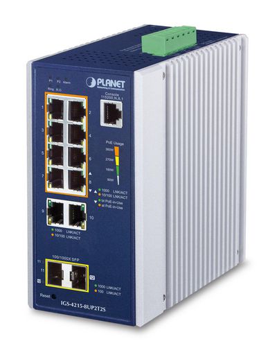 Planet Industrial 8-Port Managed Switc