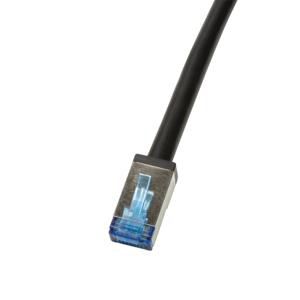 Logilink Outdoor PE Patchkabel CAT.6A S/FTP, schwarz, 20,0m
