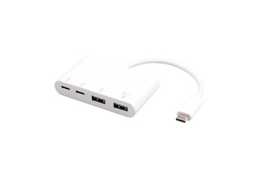 eSTUFF USB-C Hub 2 x USB-C 5 Gbps ports + 2 x USB3.0 5 Gbps ports
