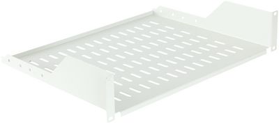 Lanview 2U 19" D=350mm RACK MOUNT SHELF WHITE