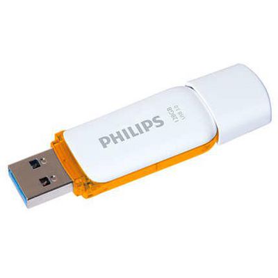 Philips FM12FD75B Snow edition 3.0 12GB USB 3.0 USB stick Orange Hvid