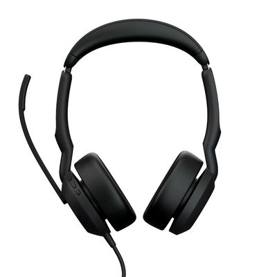 Jabra Evolve2 50 UC Stereo Kablet Høretelefoner Sort
