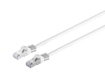 MicroConnect CAT7 S/FTP Network Cable 0,5m, White CAT7 S/FTP Network Cable 0,5m, White ,AWG 26, CU