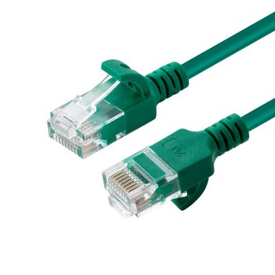 MicroConnect U/UTP CAT6A Slim 7.5M Green Unshielded Network Cable, LSZH 4x2xAWG 28 CU, OD : 3.6mm