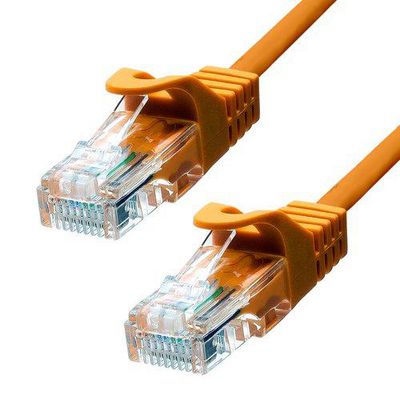 ProXtend CAT5e U/UTP CU PVC Ethernet Cable Orange 7m