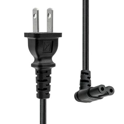 ProXtend Power Cord US type A to  angled C7 2M Black