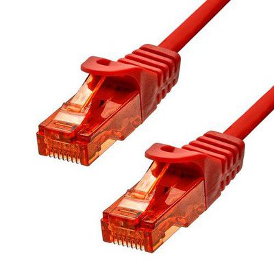ProXtend CAT6 U/UTP CU LSZH Ethernet  Cable Red 75cm