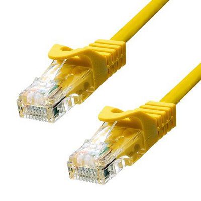 ProXtend CAT5e U/UTP CU PVC Ethernet Cable Yellow 7m