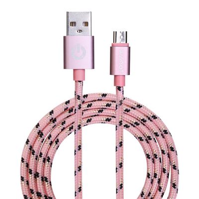 Garbot Grab&Go 1m Braided Micro-USB  Cable Pink