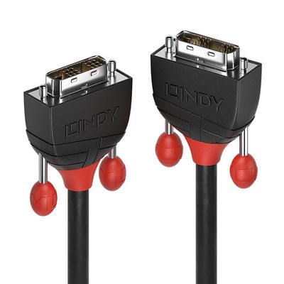 Lindy 5M Dvi-D Single Link Cable,  Black Line