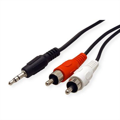 Roline 3.5Mm/2X Rca (M) Cable 10 M