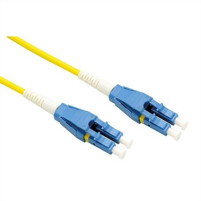 ROLINE LWL-Kabel Duplex, Single Mode 9/125m OS2, LC/LC, gelb, 3 m