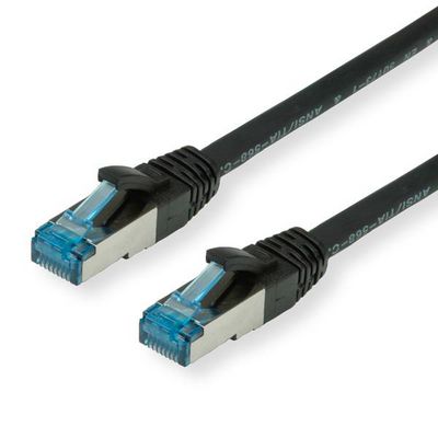 VALUE Patchkabel Kat.6A Class EA S/FTP PiMF LSOH schwarz 20m