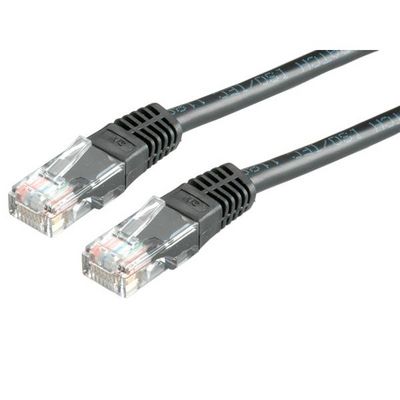 Value Utp Patch Cord Cat.6, Black 2 M