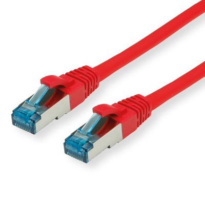 VALUE Patchkabel Kat.6A Class EA S/FTP PiMF LSOH rot 0,5m