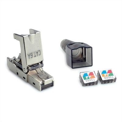 VALUE feldkonfektionierbarer RJ-45 Stecker Cat.6A (Class EA), STP