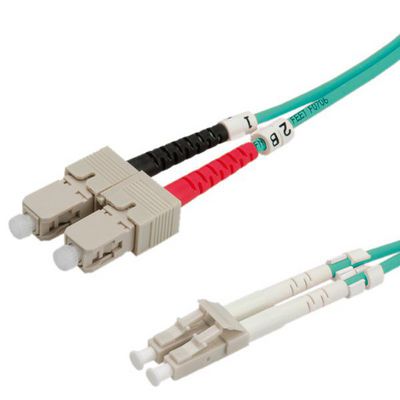 VALUE LWL-Kabel 50/125um OM3 LC/SC trkis 5m