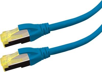 LOGON PREMIUM PATCH CABLE CAT6 S/FTP  PREMIUM LSOH - 0.5M BLUE