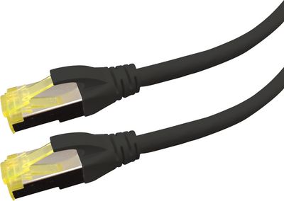 LOGON PREMIUM PATCH CABLE CAT6A S/FTP  PREMIUM LSOH - 1.5M BLACK