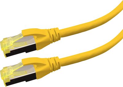 LOGON PREMIUM PATCH CABLE CAT6A S/FTP PREMIUM LSOH - 15M YELLOW