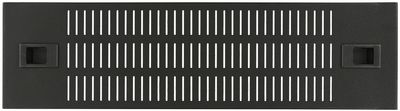 Lanview 3U 19" SNAP LOCKING, VENTED BLANK PANEL BLACK