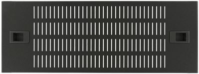 Lanview 4U 19" SNAP LOCKING, VENTED  BLANK PANEL BLACK