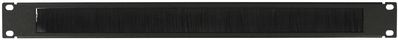 Lanview 1U 19" SIMPLE TYPE, BRUSHED CABLE ORGANIZER PANEL