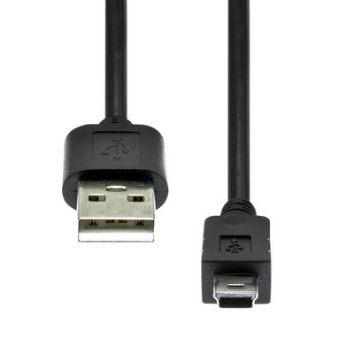 ProXtend USB 2.0 A to Mini B 5P M/M  Black 1M