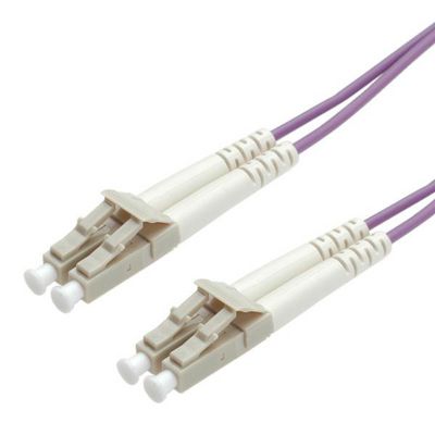 VALUE LWL-Kabel 50/125um OM4 LC/LC violett 3m