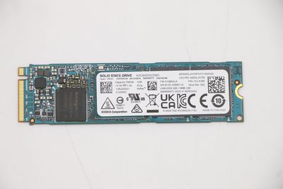 Lenovo SSD M.2 PCIe NVMe FRU SSD 256GB RoHS Toshiba M.2 XG6 256GB OPAL 2 0