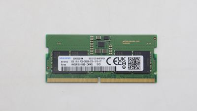 Lenovo 8GB DDR5 SODIMM memory module, 5600MHz